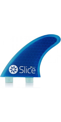 2024 Slice Ultralight Hex Core S7 FCS Compatible Surfboard Fins SLI-03 - Blue